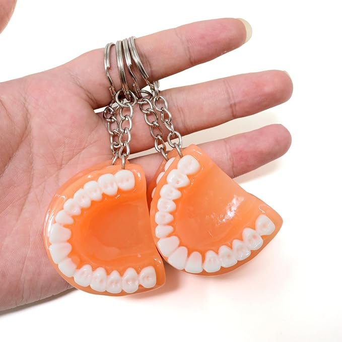 Dental Denture Keychain