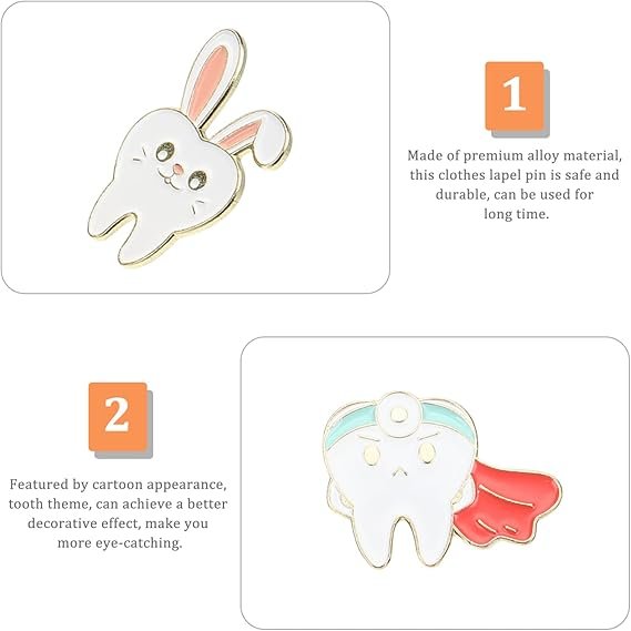 Cute Cartoon Enamel Brooch Pin Set - Image 6
