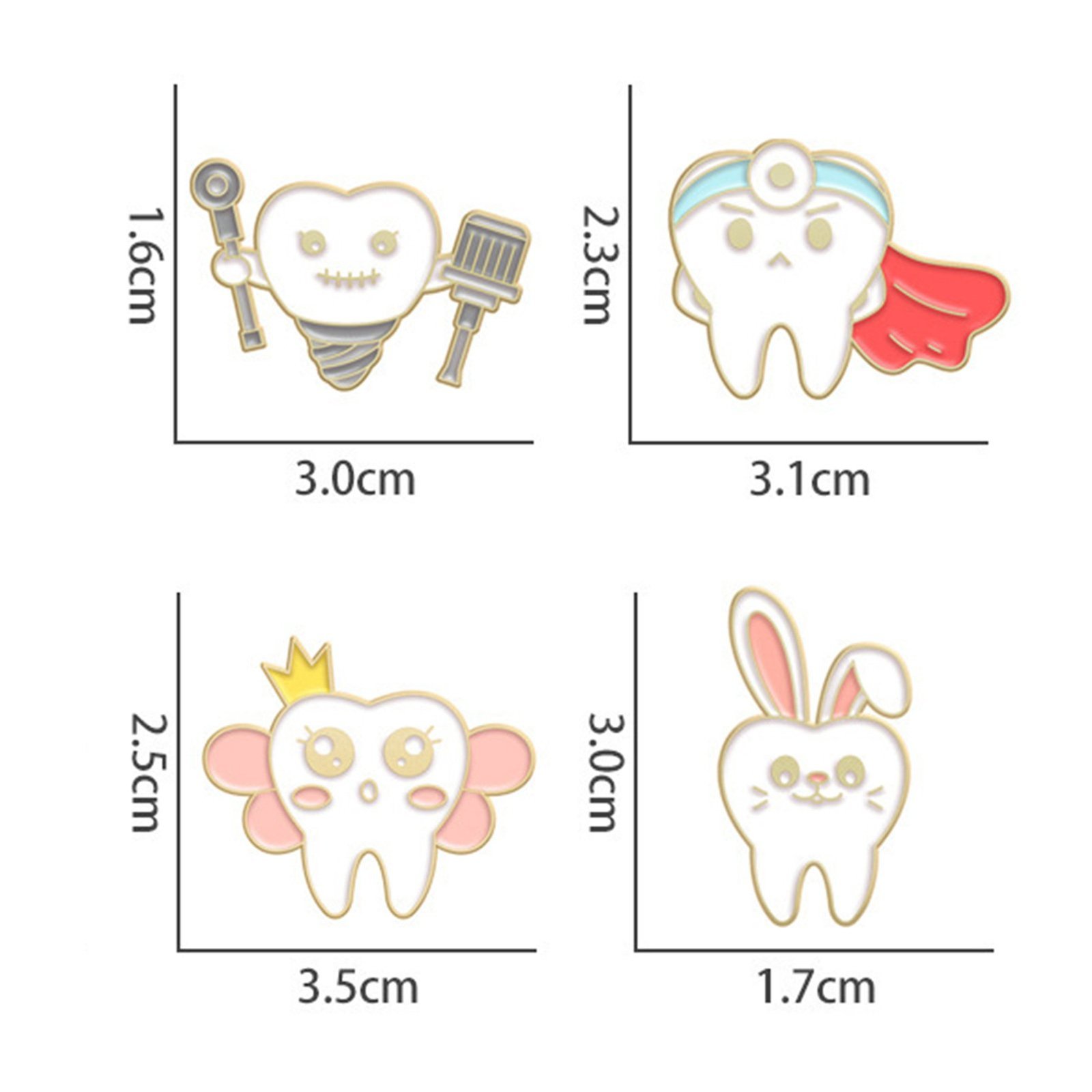Cute Cartoon Enamel Brooch Pin Set - Image 12