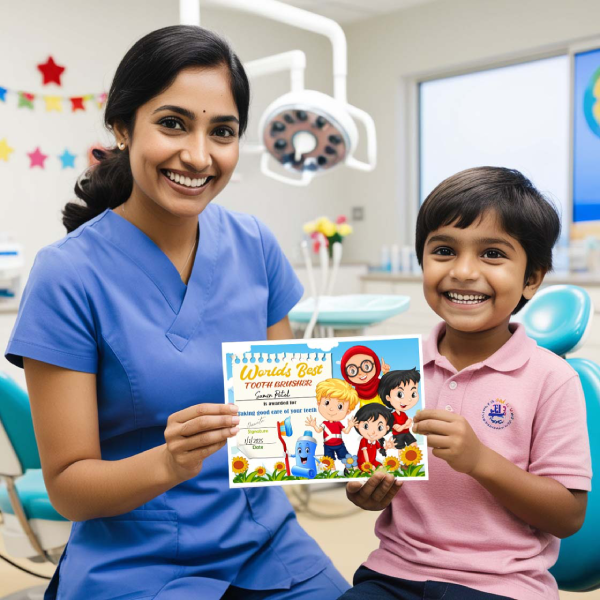 Dental Achievement Certificate Pack - Perfect Checkup & Tooth Fairy Awards